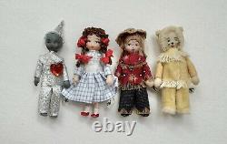 Rare Vintage Ethel Hicks Angel Children Dolls Wizard Of Oz Set Of 4 Dolls