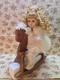 Rare Vtg Porcelain Doll On Rocking Horse Emily Crowne Collection #9814029