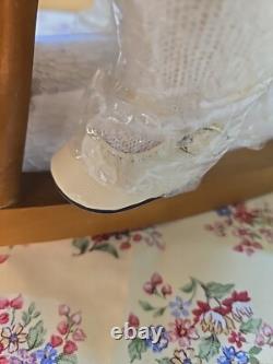 Rare Vtg Porcelain Doll On Rocking Horse Emily Crowne Collection #9814029