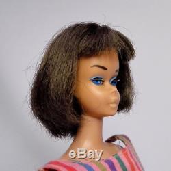 Rare brunette long hair haired American girl Barbie Mattel orig. 1965