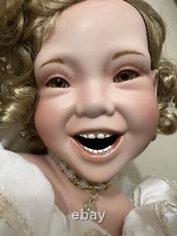 Rate Vintage Porcelain Doll By Down Adams Collection LE #201/600, 27, 1999