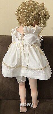 Rate Vintage Porcelain Doll By Down Adams Collection LE #201/600, 27, 1999