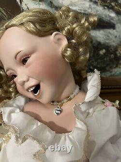 Rate Vintage Porcelain Doll By Down Adams Collection LE #201/600, 27, 1999