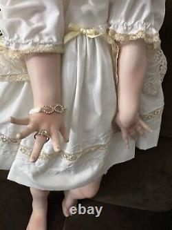 Rate Vintage Porcelain Doll By Down Adams Collection LE #201/600, 27, 1999