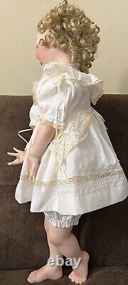 Rate Vintage Porcelain Doll By Down Adams Collection LE #201/600, 27, 1999