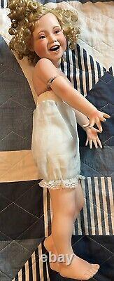 Rate Vintage Porcelain Doll By Down Adams Collection LE #201/600, 27, 1999