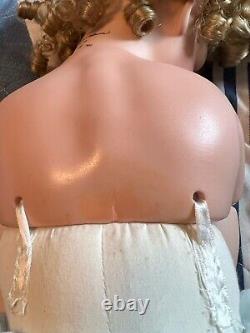 Rate Vintage Porcelain Doll By Down Adams Collection LE #201/600, 27, 1999