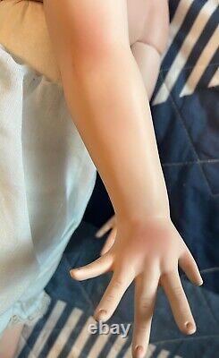 Rate Vintage Porcelain Doll By Down Adams Collection LE #201/600, 27, 1999