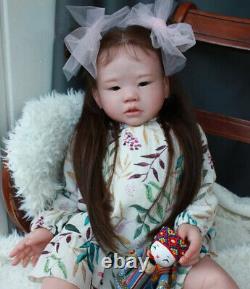 Real Reborn Artist Painted Doll Kit Unassembled 30inch Amaya Toddler Girl Toys