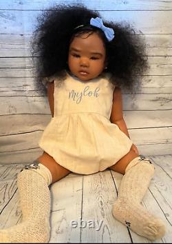 Real Reborn Artist Painted Doll Kit Unassembled 30inch Amaya Toddler Girl Toys