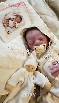 Realistic silicone Newborn Rose by Evelina Wosnjuk Excellent Condition