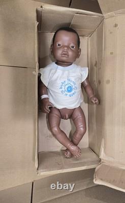 RealityWorks Real Care Baby 2 Plus Doll African Am. Male Tshirt and Adapter Incl