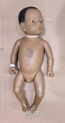 RealityWorks Real Care Baby 2 Plus Doll African Am. Male Tshirt and Adapter Incl