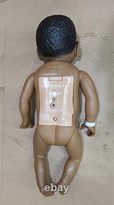 RealityWorks Real Care Baby 2 Plus Doll African Am. Male Tshirt and Adapter Incl