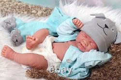 Reborn Babies Twins Boy Girl Preemie Anatomically Correct Vinyl Silicone