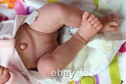 Reborn Babies Twins Boy Girl Preemie Anatomically Correct Vinyl Silicone