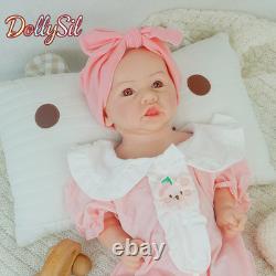 Reborn Baby Doll Silicone Full Body Girl Lifelike Newborn Toy Realistic Doll