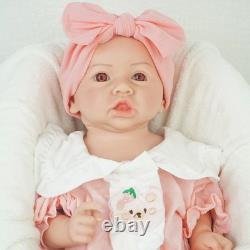 Reborn Baby Doll Silicone Full Body Girl Lifelike Newborn Toy Realistic Doll