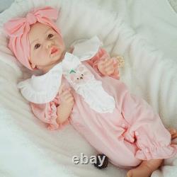 Reborn Baby Doll Silicone Full Body Girl Lifelike Newborn Toy Realistic Doll