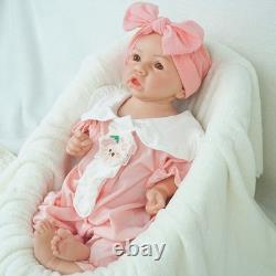 Reborn Baby Doll Silicone Full Body Girl Lifelike Newborn Toy Realistic Doll