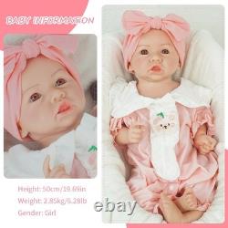 Reborn Baby Doll Silicone Full Body Girl Lifelike Newborn Toy Realistic Doll