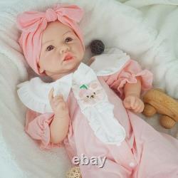 Reborn Baby Doll Silicone Full Body Girl Lifelike Newborn Toy Realistic Doll