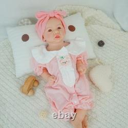 Reborn Baby Doll Silicone Full Body Girl Lifelike Newborn Toy Realistic Doll
