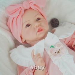 Reborn Baby Doll Silicone Full Body Girl Lifelike Newborn Toy Realistic Doll