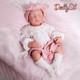 Reborn Baby Doll Silicone Full Body Lifelike Newborn Toy Girl Doll 17.5 Inch