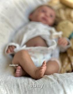Reborn Baby Doll Vivien by Evelina Lifelike Realistic Newborn Art Doll OOAK
