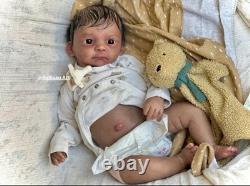 Reborn Baby Doll Vivien by Evelina Lifelike Realistic Newborn Art Doll OOAK