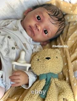 Reborn Baby Doll Vivien by Evelina Lifelike Realistic Newborn Art Doll OOAK