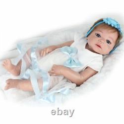 Reborn Baby Dolls 22 Lifelike Newborn Babies Full Vinyl Silicone Baby Girl Doll