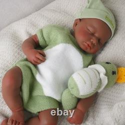 Reborn Baby Girl Dolls Silicone Full Body 18.9Inch Realistic Newborn Baby 6.83lb