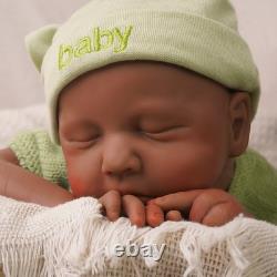 Reborn Baby Girl Dolls Silicone Full Body 18.9Inch Realistic Newborn Baby 6.83lb