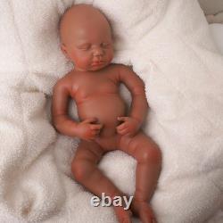 Reborn Baby Girl Dolls Silicone Full Body 18.9Inch Realistic Newborn Baby 6.83lb