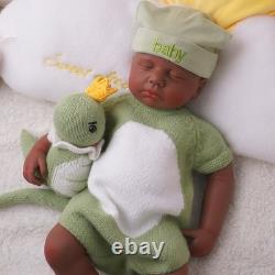 Reborn Baby Girl Dolls Silicone Full Body 18.9Inch Realistic Newborn Baby 6.83lb