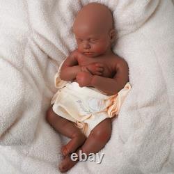 Reborn Baby Girl Dolls Silicone Full Body Realistic Newborn Baby 18.9 Inch