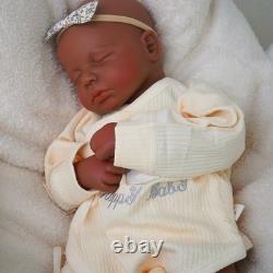 Reborn Baby Girl Dolls Silicone Full Body Realistic Newborn Baby 18.9 Inch