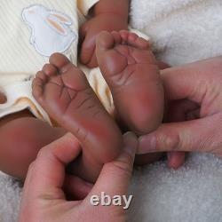 Reborn Baby Girl Dolls Silicone Full Body Realistic Newborn Baby 18.9 Inch