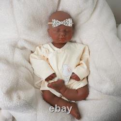 Reborn Baby Girl Dolls Silicone Full Body Realistic Newborn Baby 18.9 Inch