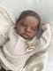 Reborn Baby Levi Bonnie Brown Biracial Painted Rooted Hair Artist Reborn