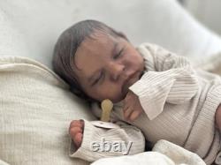 Reborn Baby Levi Bonnie Brown Biracial Painted Rooted Hair Artist Reborn Reborn Baby Levi Bonnie Brown Biracial Painted Rooted Hair Artist Reborn