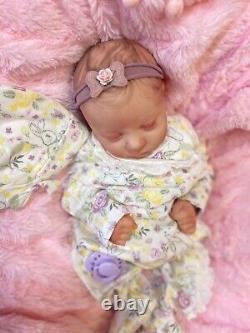 Reborn Girl Heavy 18 Inch Baby Realborn Alyssa Asleep Doll Artist To Tv And Film