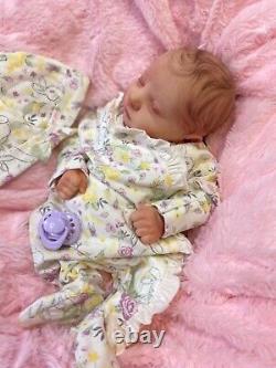 Reborn Girl Heavy 18 Inch Baby Realborn Alyssa Asleep Doll Artist To Tv And Film