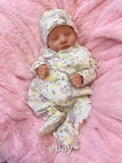 Reborn Girl Heavy 18 Inch Baby Realborn Alyssa Asleep Doll Artist To Tv And Film