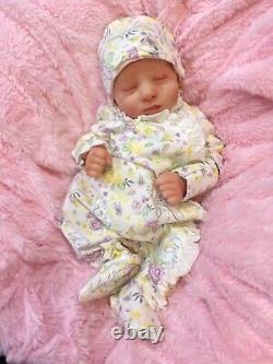 Reborn Girl Heavy 18 Inch Baby Realborn Alyssa Asleep Doll Artist To Tv And Film