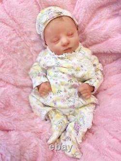 Reborn Girl Heavy 18 Inch Baby Realborn Alyssa Asleep Doll Artist To Tv And Film