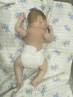 Reborn REALBORN LANDON Awake Doll 20 Chubby Baby Magnetic Paci & More Mint Cute