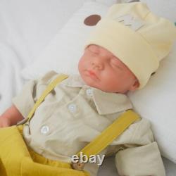 Reborn Realistic Newborn Baby Dolls 19.29in Silicone Real Toddler Boy Lifelike